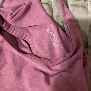 Beyond yoga space dye focus cropped tank top